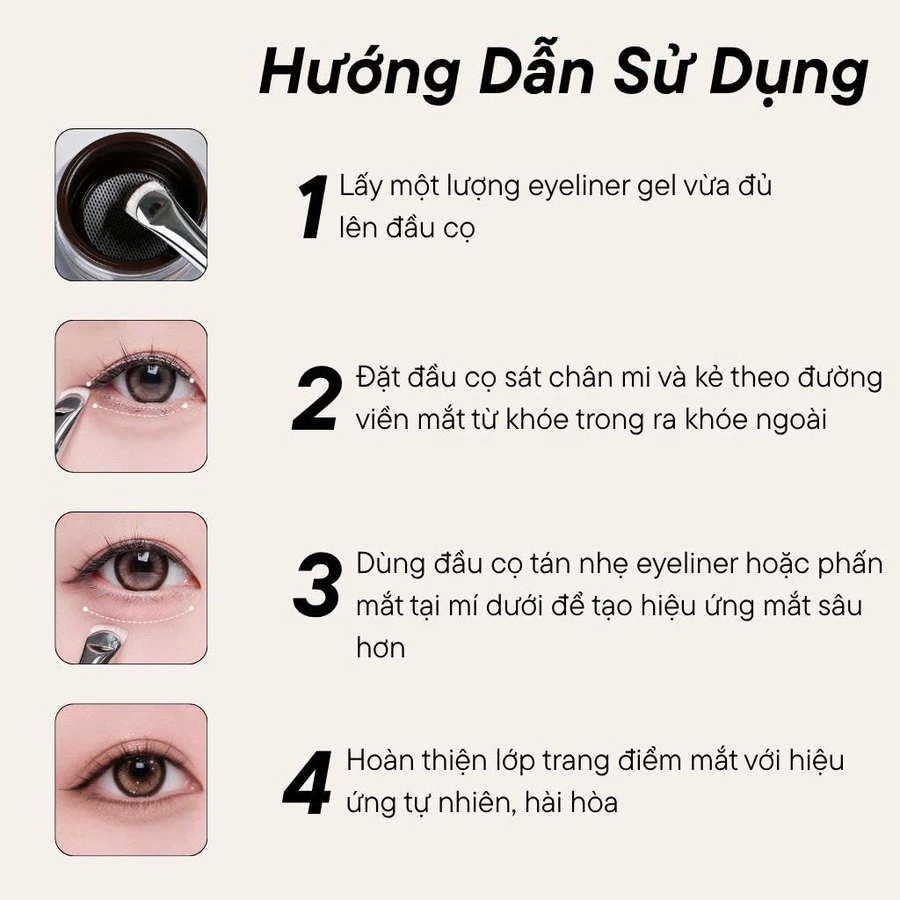 Cọ Kẻ Mắt BH Cosmetics Eyeliner Brush BH151